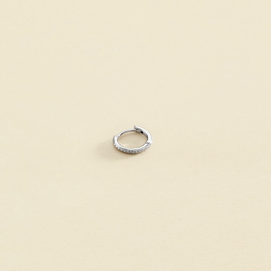 Hoop piercing DENTADO - Silver - All jewellery  | Agatha