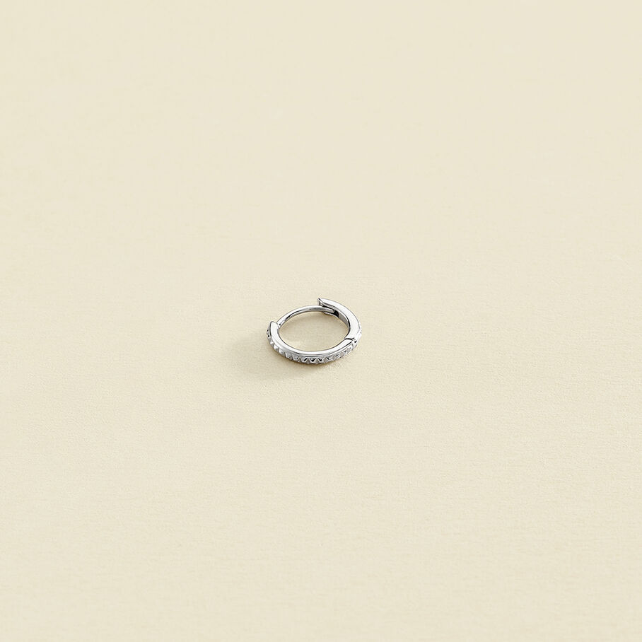 Hoop piercing DENTADO - Silver