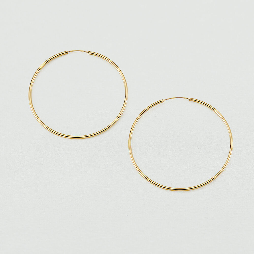 Hoops CREOLA - Golden - Earrings  | Agatha