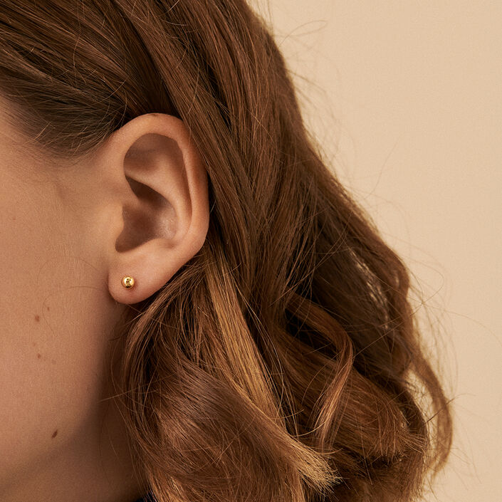 Stud earrings SOL - Golden - All earings  | Agatha