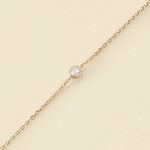 Link bracelet BRILLANT - Crystal / Golden - All bracelets  | Agatha