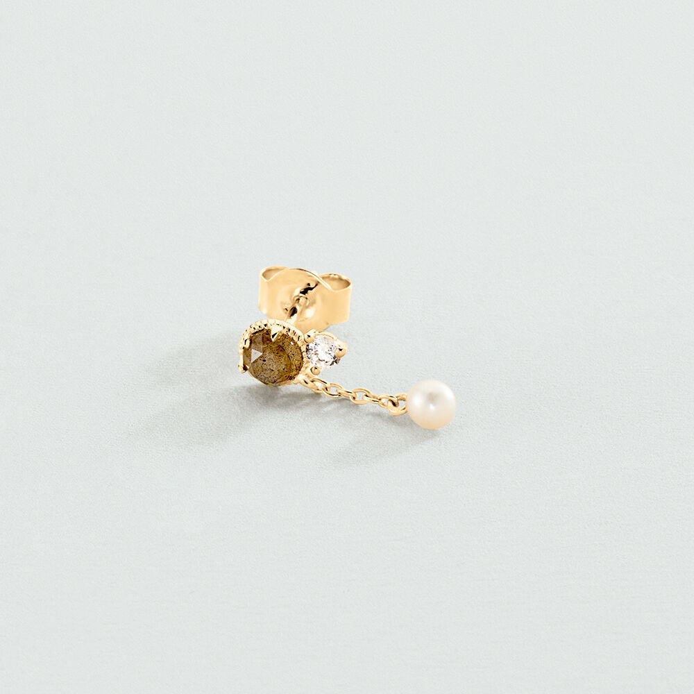 Piercing stud MIX & MATCH - Grey / Gold - Jewellery  | Agatha