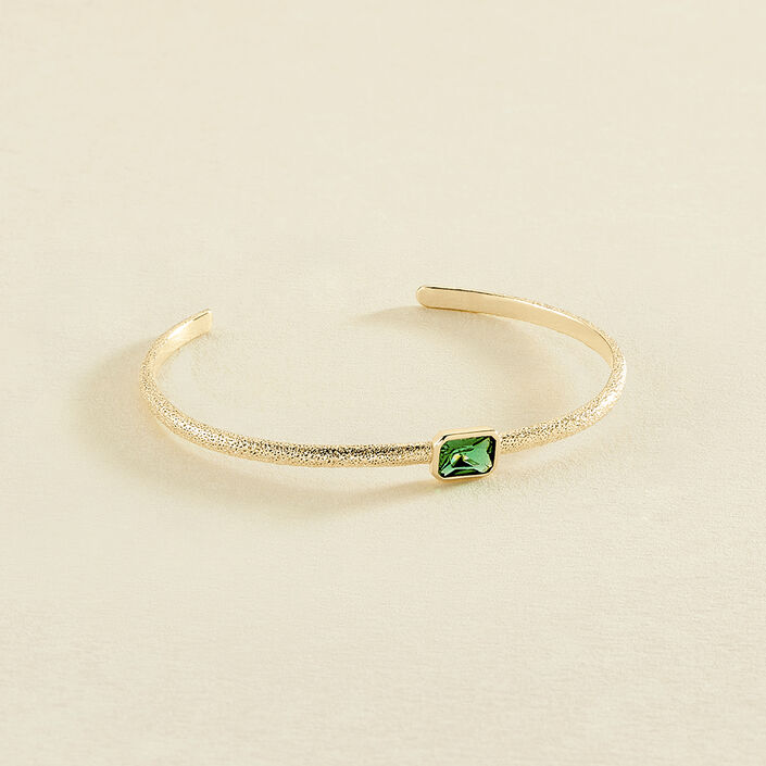 Bangle CLEOPATR - Green / Gold - All bracelets  | Agatha