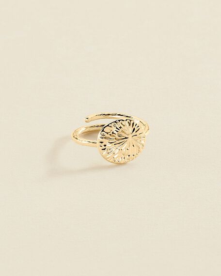 Ajustable ring ASTREE - Golden - Ajustable ring  | Agatha