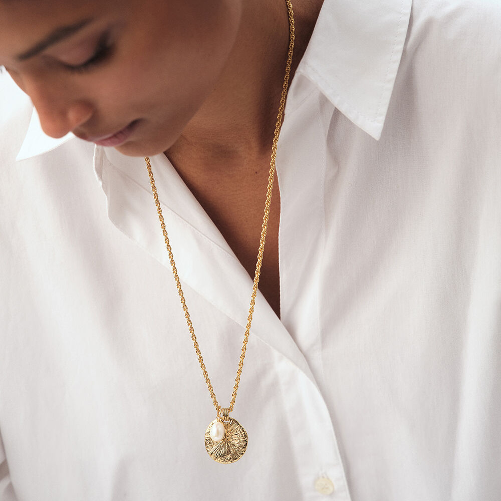 Long necklace ROPE CHAIN - Golden - Jewellery  | Agatha