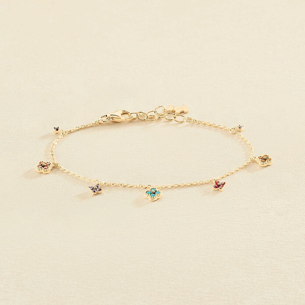Link bracelet BELOVED - Multicolor / Gold - All jewellery  | Agatha