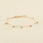 Link bracelet BELOVED - Multicolor / Gold - All jewellery  | Agatha