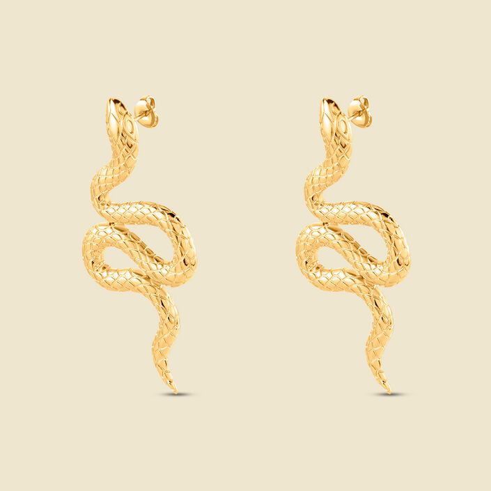 Hoops MELUSINE - Golden - All earings  | Agatha
