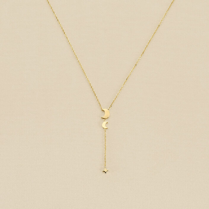 Long necklace LUNAISON - Golden - All jewellery  | Agatha