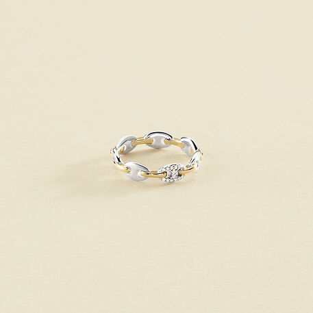 Thin ring ETREINTE - Silver / Gold - All jewellery  | Agatha