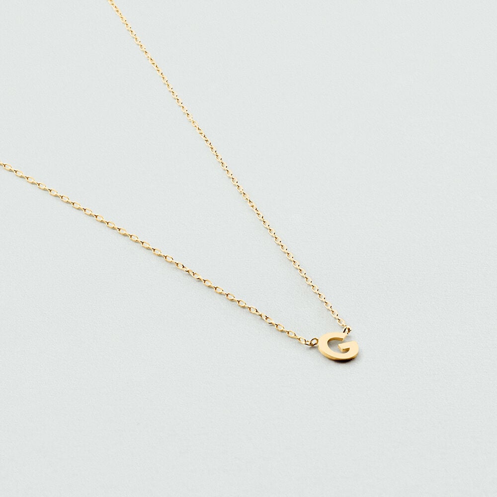 Choker necklace ABC - Golden - Choker necklace  | Agatha