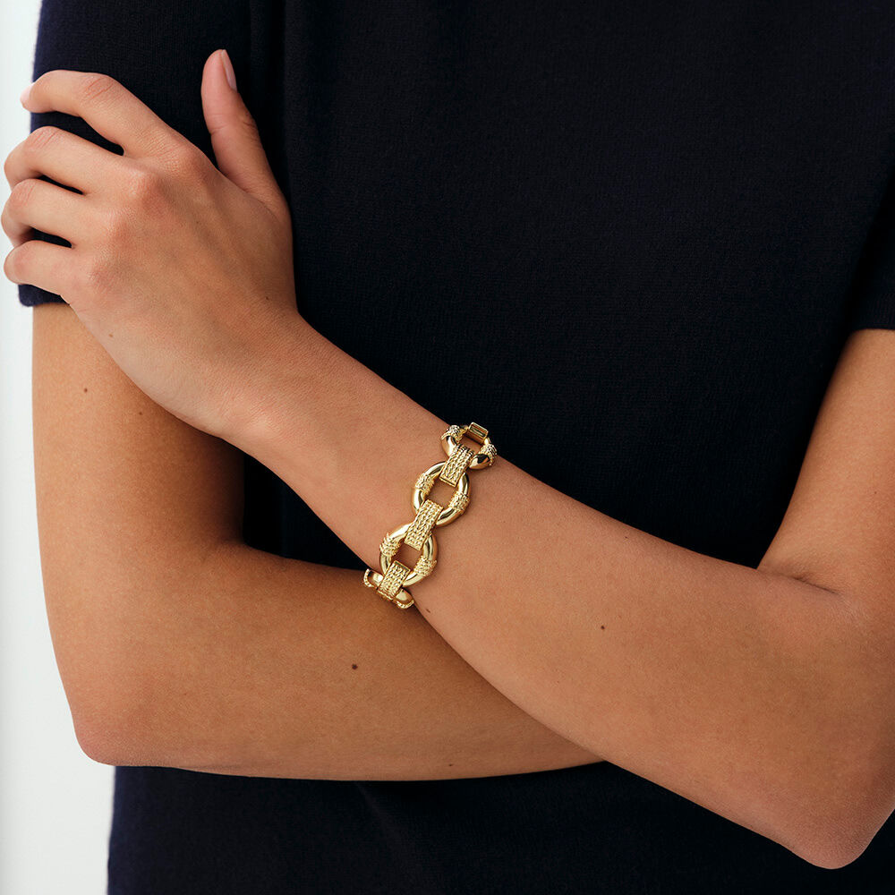 Link bracelet TUILERIES - Golden - Bangle  | Agatha