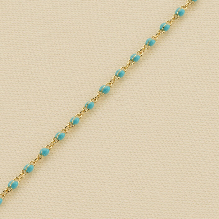 Ankle chain SMARTY - Turquoise / Gold - All bracelets  | Agatha