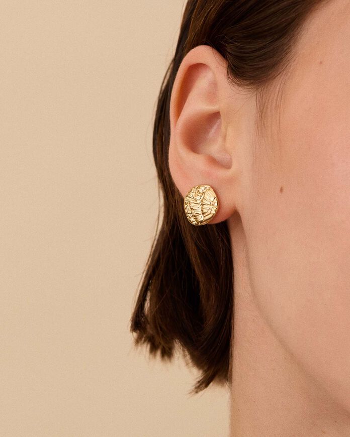 Stud earrings ASTREE - Golden - Astrée  | Agatha