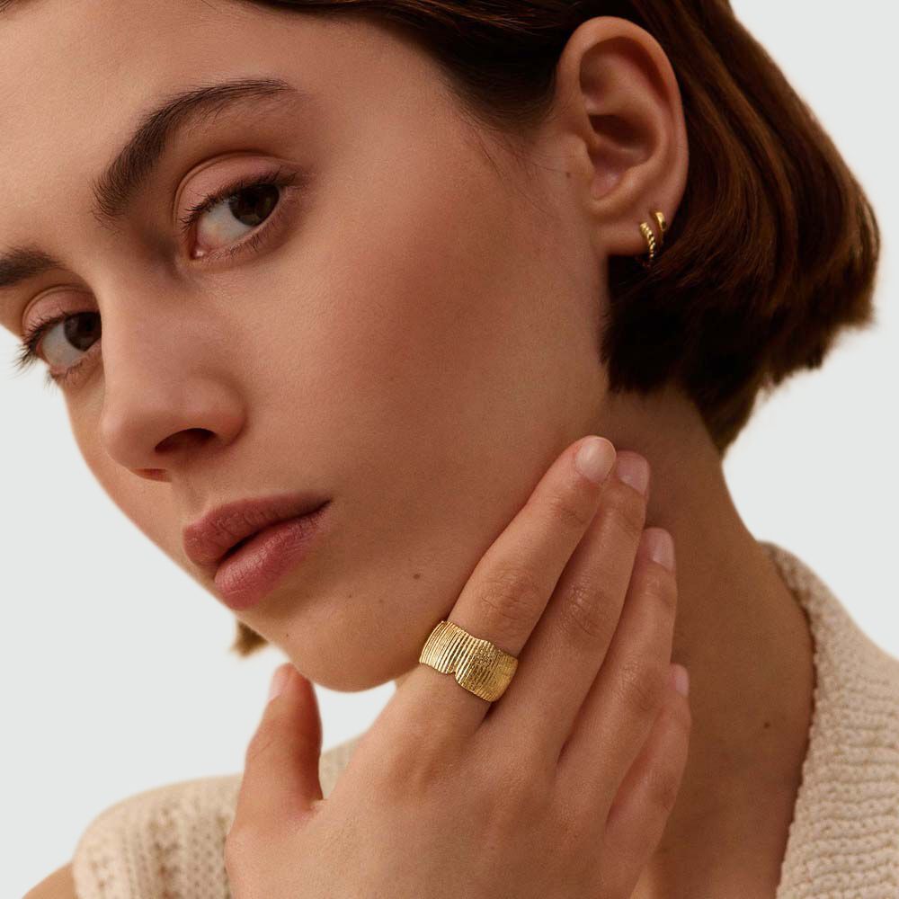 Ajustable ring VENUS - Golden - Ajustable ring  | Agatha