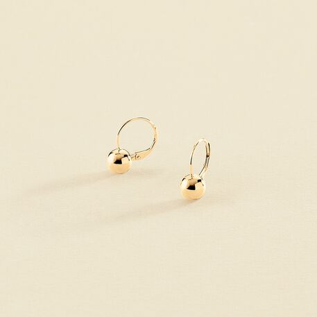 Long earrings BOUL - Golden - All earings  | Agatha