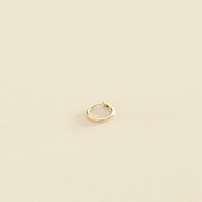 Hoop piercing DENTADO - Golden - All jewellery  | Agatha