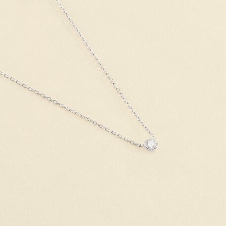 Choker necklace BRILLANT - Crystal / Silver - All jewellery  | Agatha