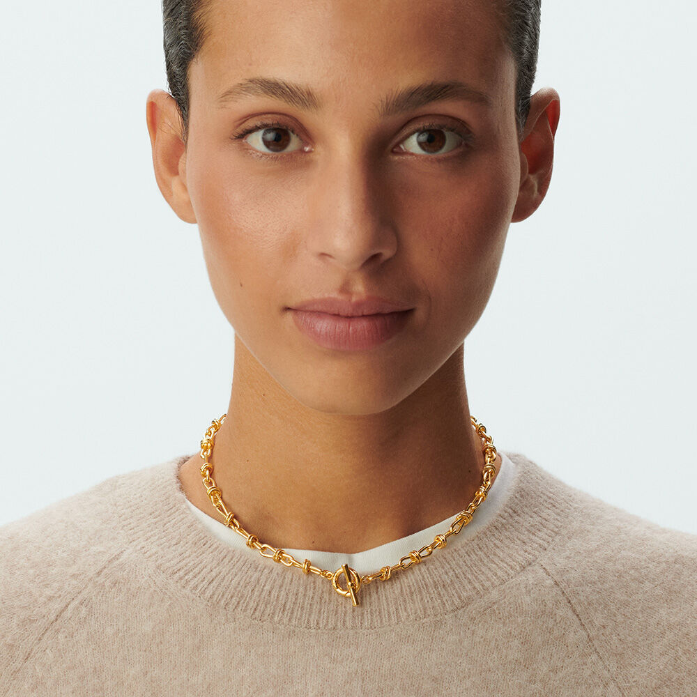 Choker necklace TALISMANS - Golden - Choker necklace  | Agatha