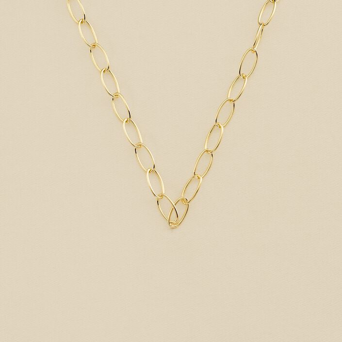 Mid-length necklace CHAIN - Golden - All jewellery  | Agatha