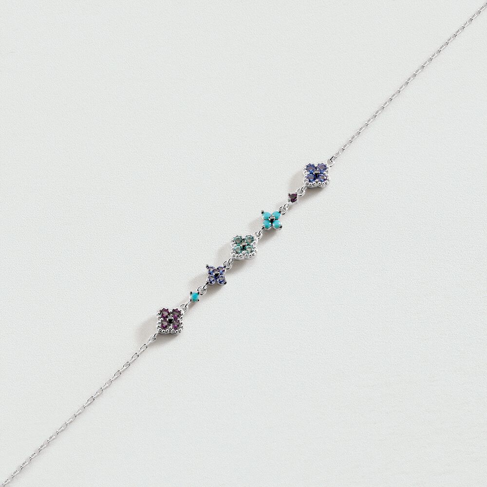 Link bracelet BELOVED - Multicolor / Silver - Bracelets  | Agatha