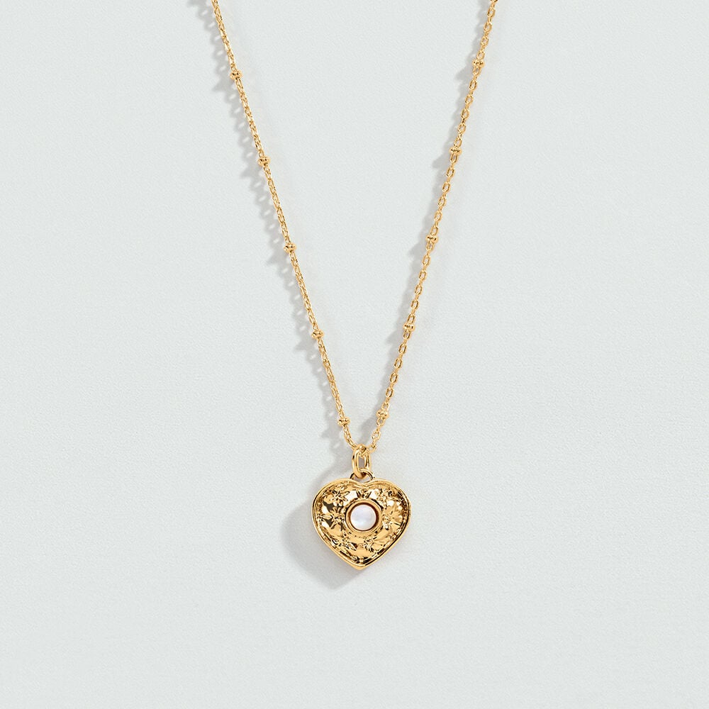Choker necklace PONT DES ARTS - Golden / White - Atelier parisien  | Agatha