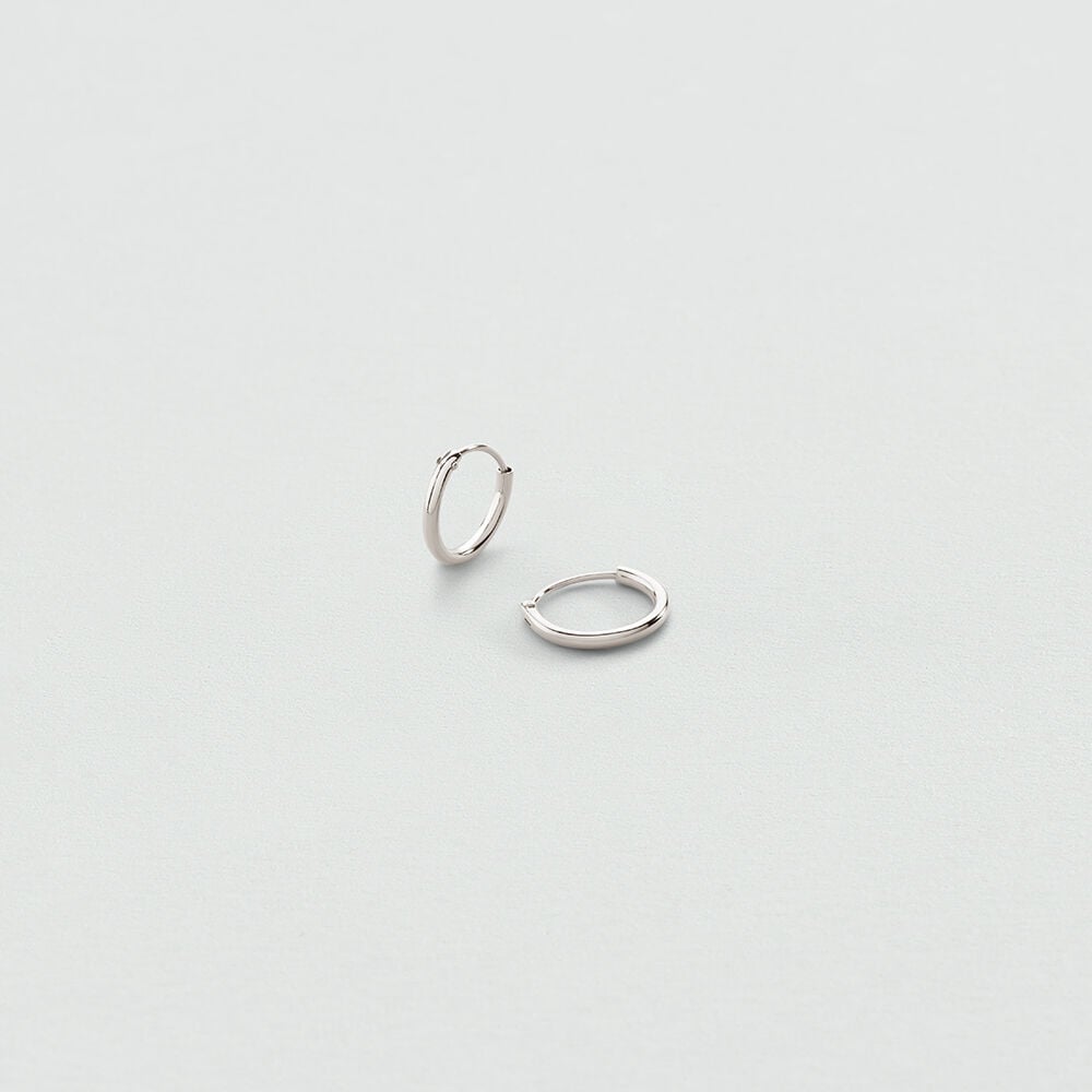 Hoops EAR1CREOL - Silver - Earrings  | Agatha
