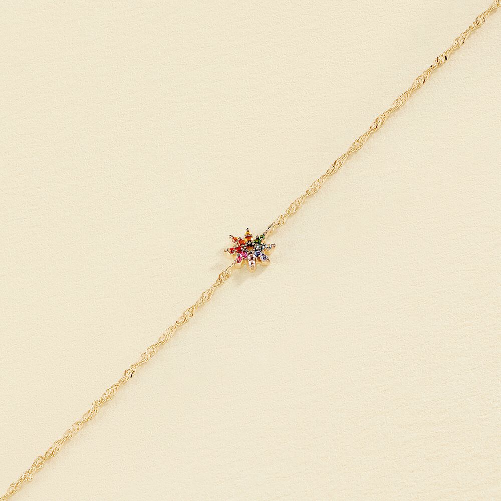 Link bracelet SPACEAG - Multicolor / Gold - All jewellery  | Agatha