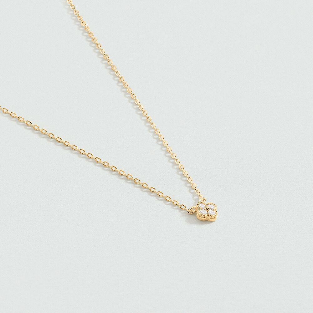Choker necklace BELOVED - Crystal / Golden - Choker necklace  | Agatha