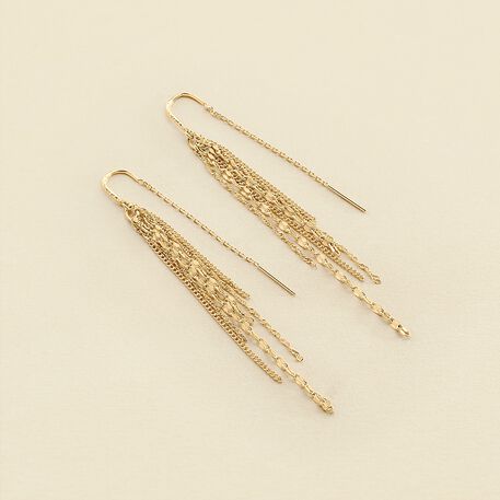 Long earrings NEBET - Golden - All earings  | Agatha