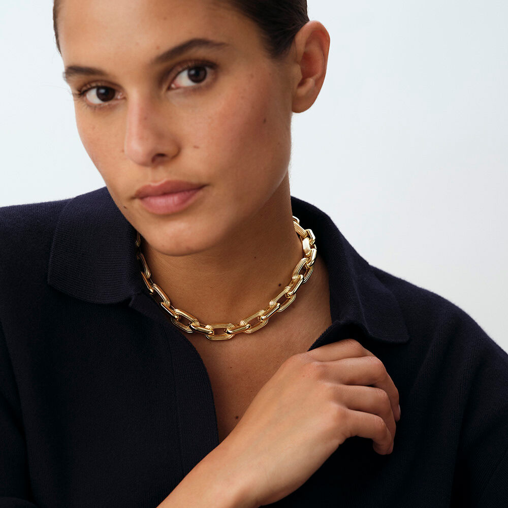 Choker necklace HAUSSMANN - Golden - BACKSTAGE  | Agatha