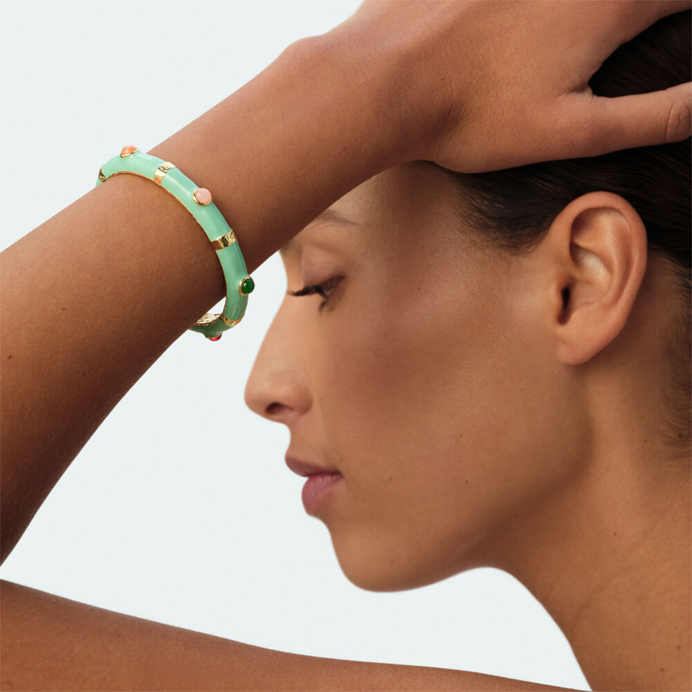 Bangle PANGEA - Blue / Gold - Bangle  | Agatha
