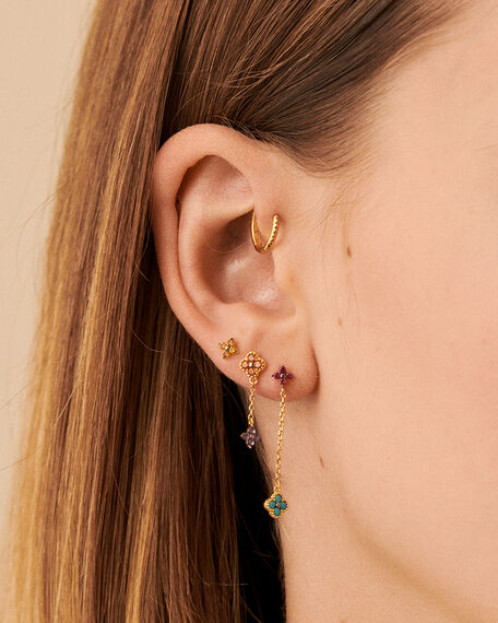 Piercing stud MIX& MATCH - Multicolor / Gold - All jewellery  | Agatha