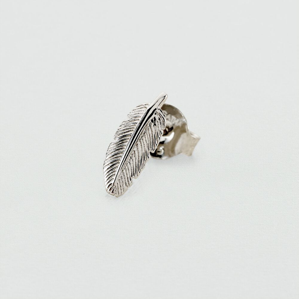 Piercing stud PLUMITA - Silver - Genuine silver  | Agatha