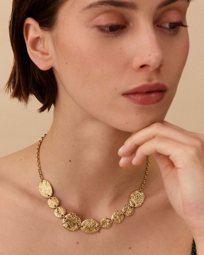 Choker necklace ASTREE - Golden - Astrée  | Agatha