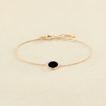 Link bracelet MOONONYX - Onyx - All bracelets  | Agatha