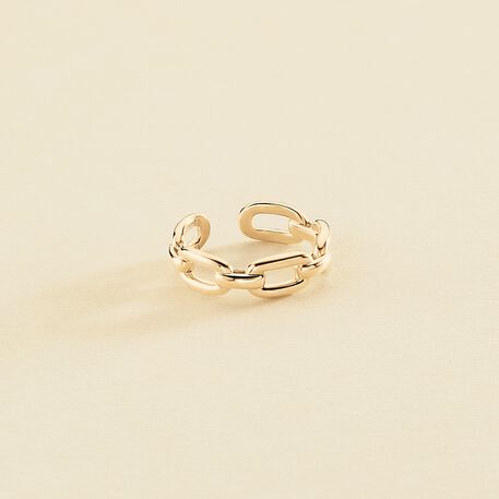 Ajustable ring CHAIN - Golden - Ajustable ring  | Agatha