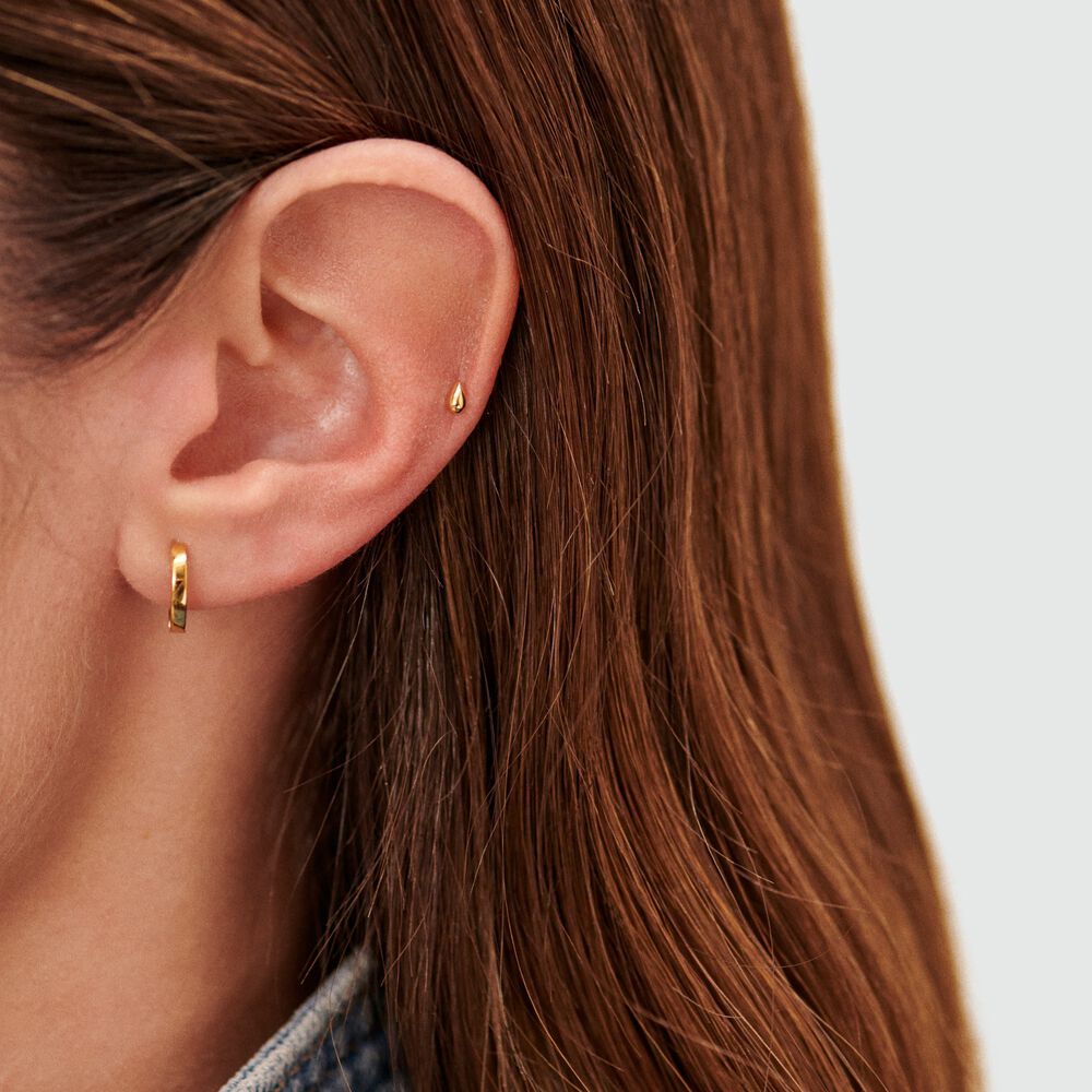 Piercing Helix & Tragus POLENE - Golden - Genuine silver  | Agatha