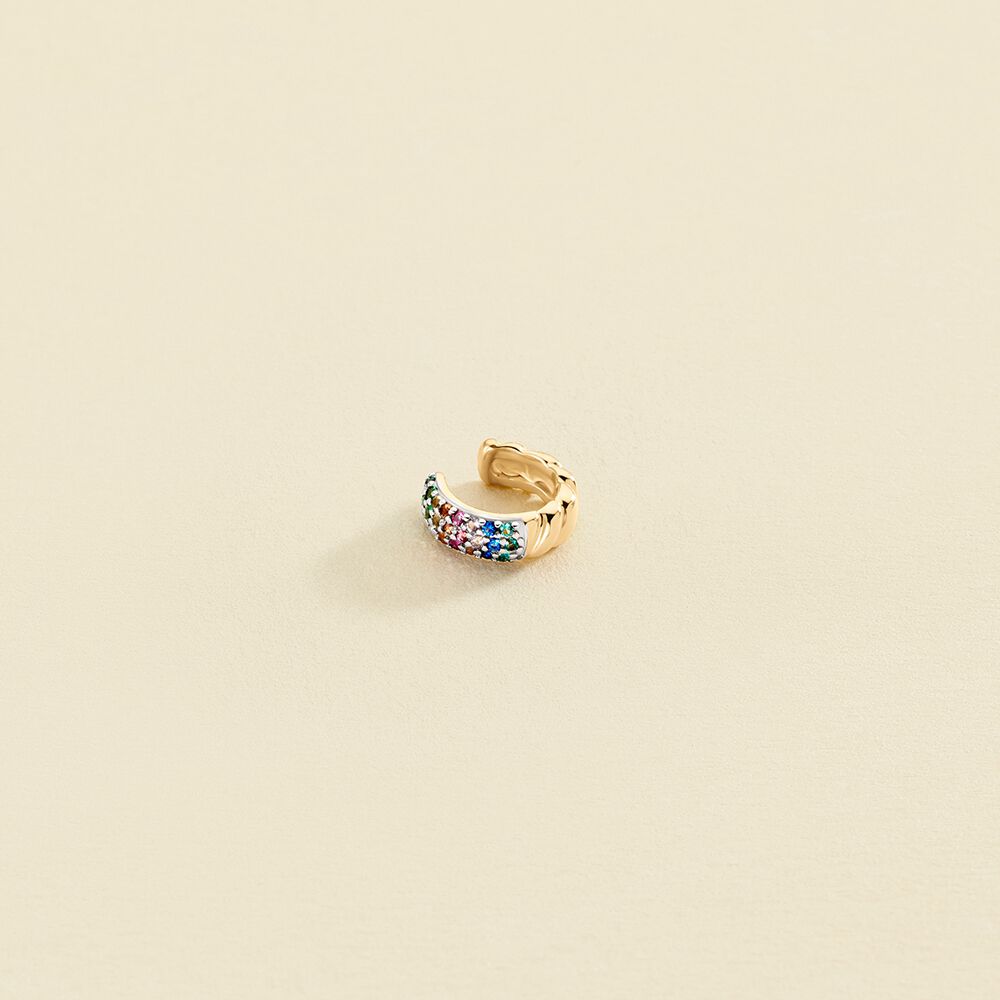Fake piercing SIENNA - Multicolor / Gold - All jewellery  | Agatha