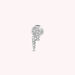Piercing stud ECLAIR - Crystal / Silver - All jewellery  | Agatha