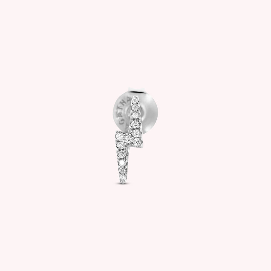 Piercing stud ECLAIR - Crystal / Silver - All jewellery  | Agatha
