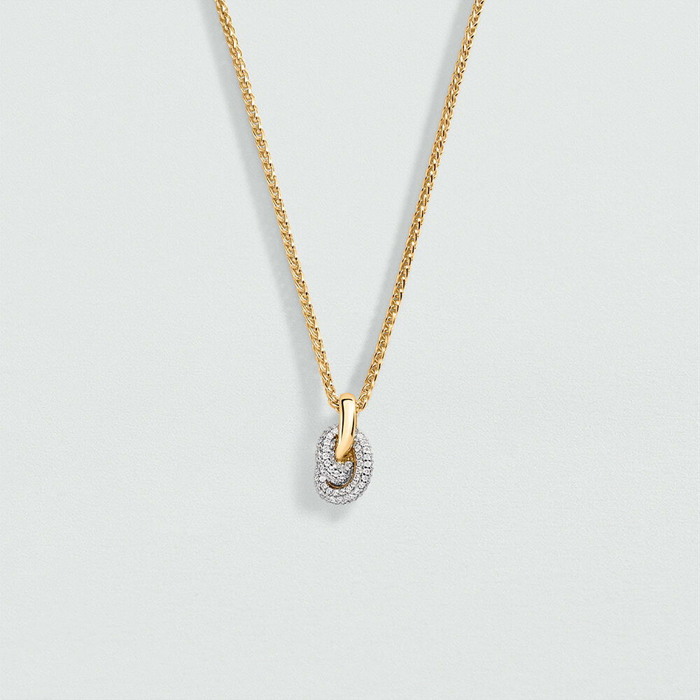 Choker necklace LOULOU - Crystal / Golden - Choker necklace  | Agatha