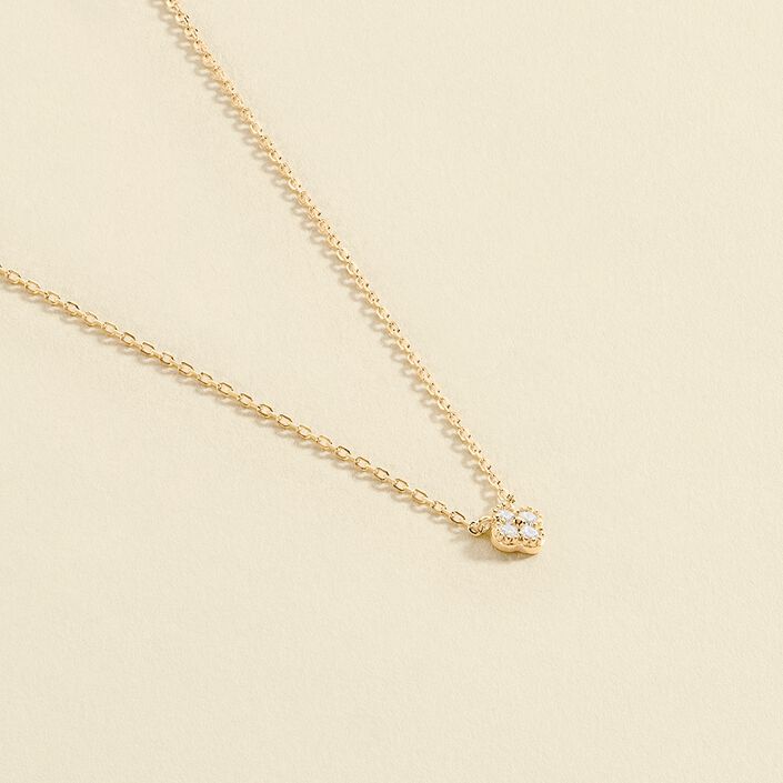 Choker necklace BELOVED - Crystal / Golden - All jewellery  | Agatha