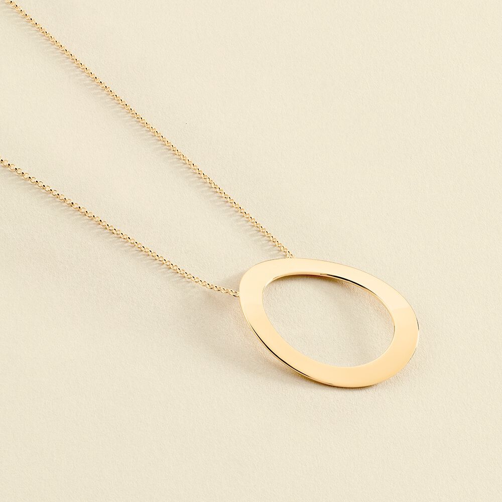 Long necklace LINES - Golden - All jewellery  | Agatha