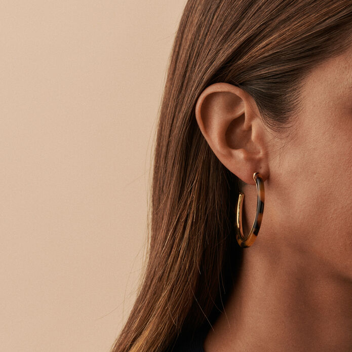 Hoops BOUCLE - Scale / Golden - 13:01  | Agatha