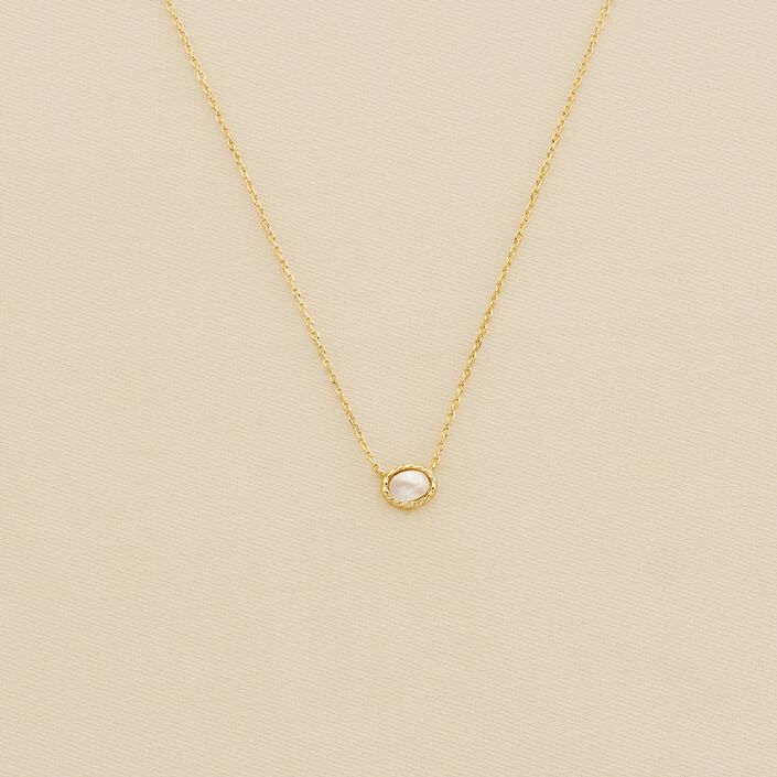 Choker necklace ATMA - Mother-of-pearl / pink - All jewellery  | Agatha