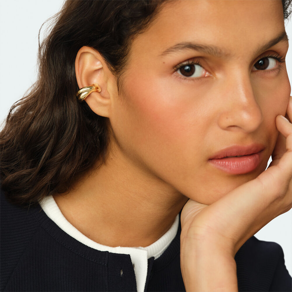 Earcuff XOXO - Golden - Earrings  | Agatha