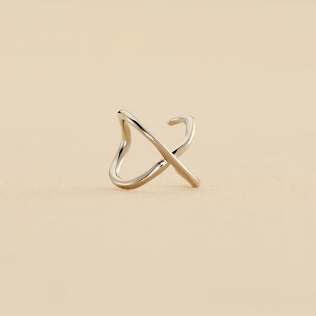 Ear cuff CRUZADO - Silver - All jewellery  | Agatha