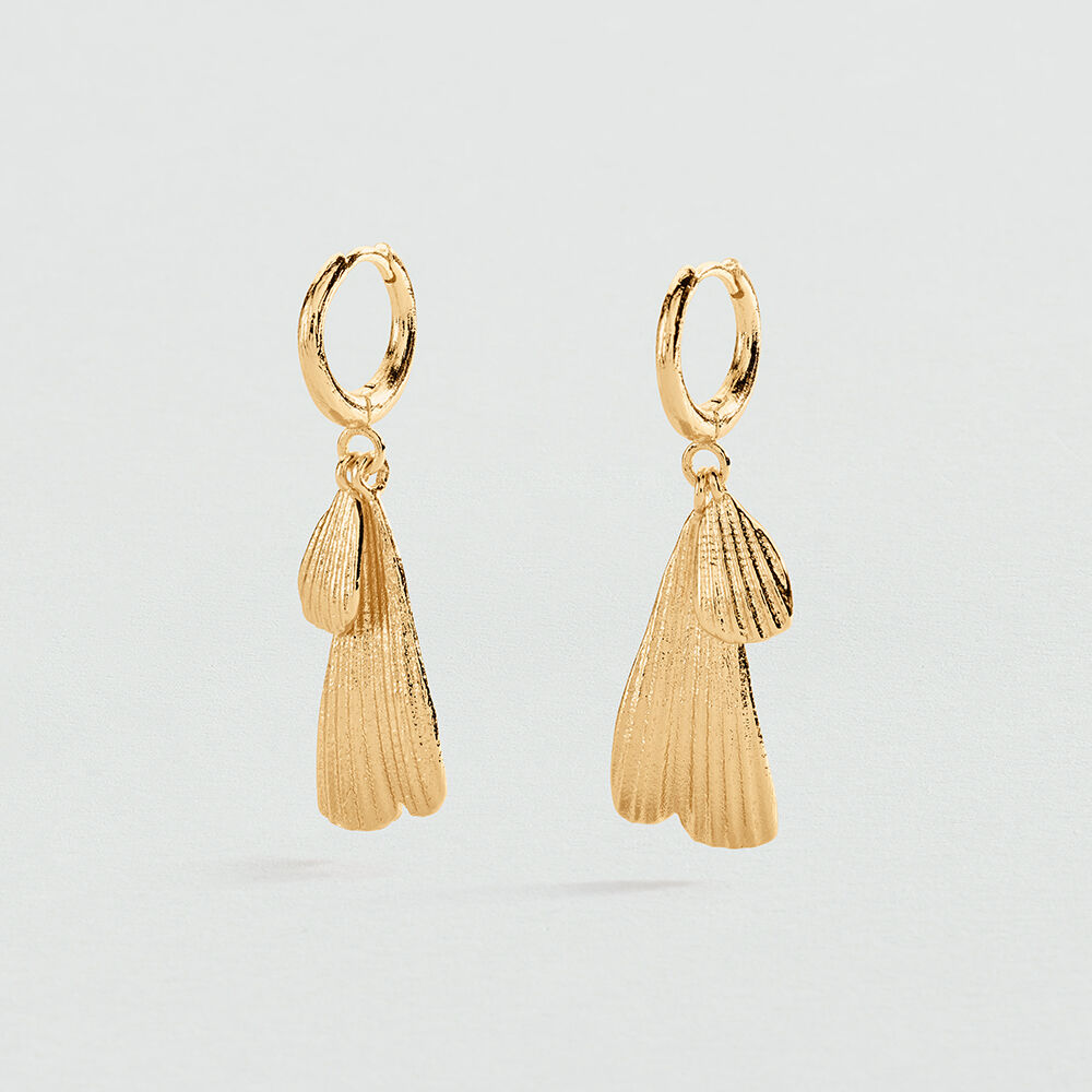 Hoops CASSIS - Golden - Earrings  | Agatha