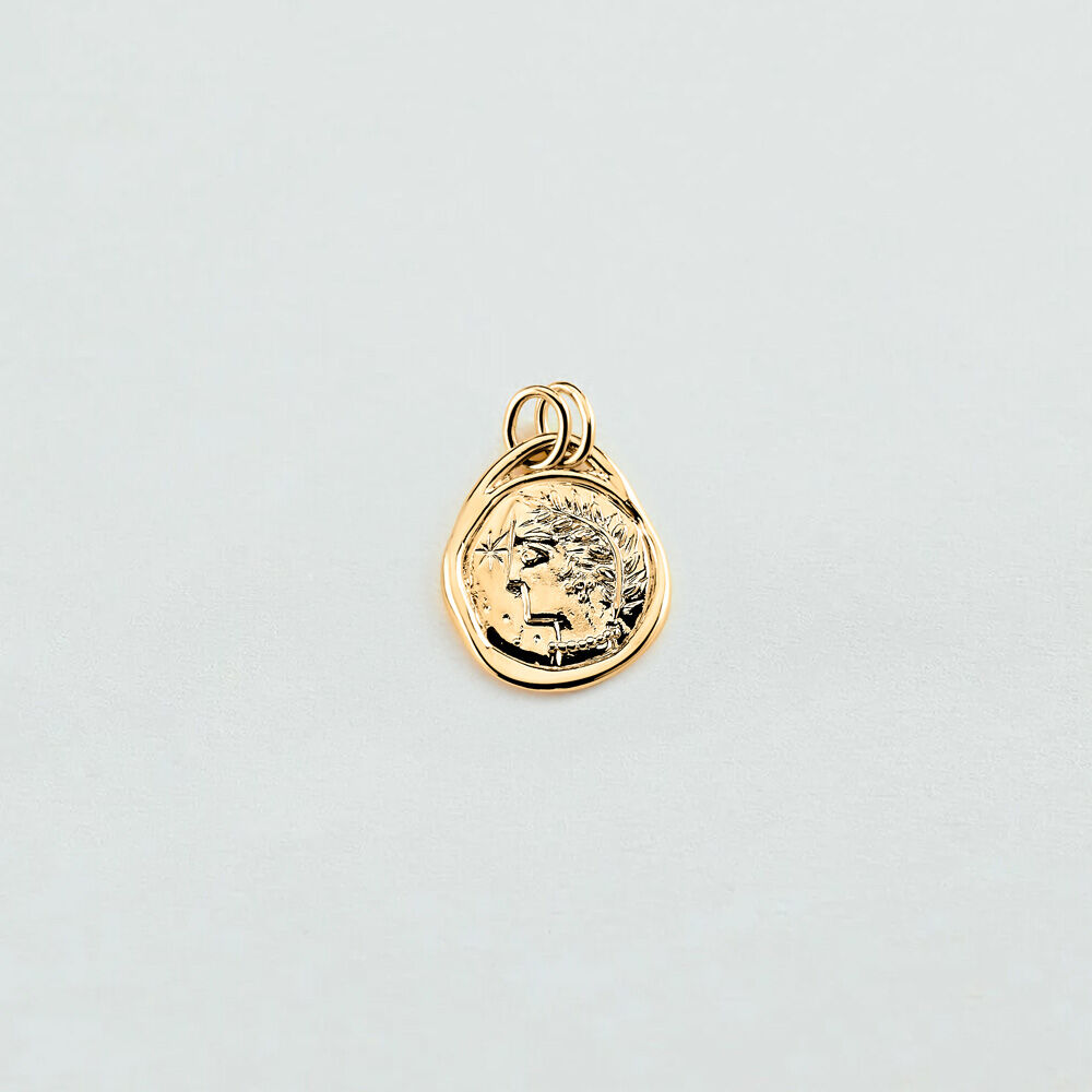 Pendant VIRGO ZODIAC - Golden - Jewellery  | Agatha
